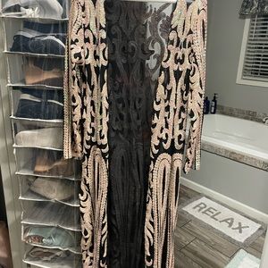 sequin duster NWOT